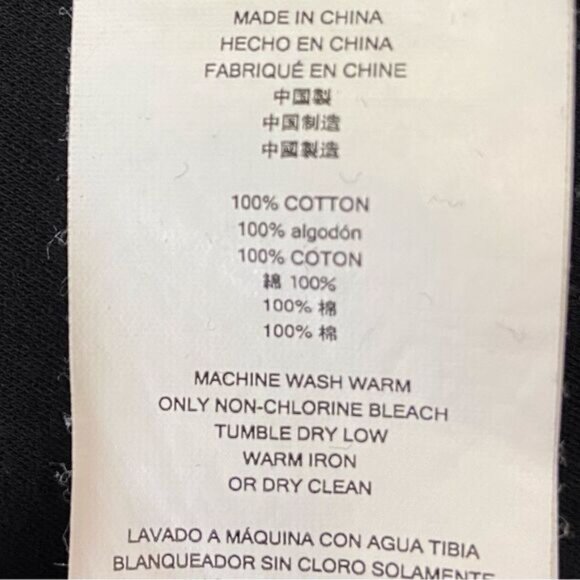 MICHAEL Kors men black shirt in medium or small 100% cotton polo sweater - Picture 6 of 9